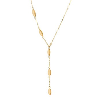 Nordahl Leaves halsband guld