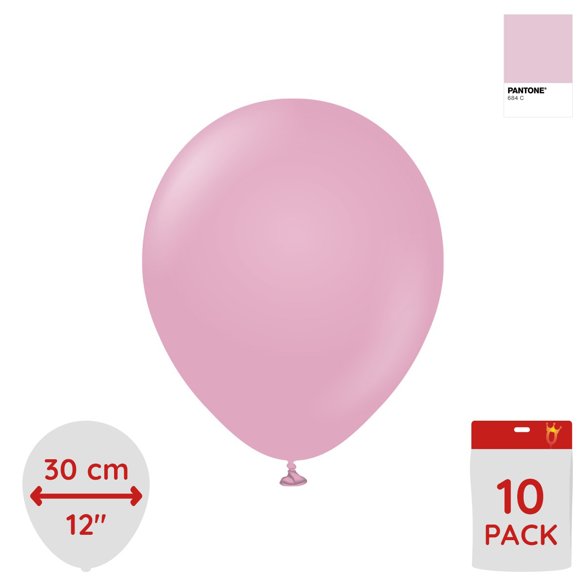 Dusty Rose - Latexballong