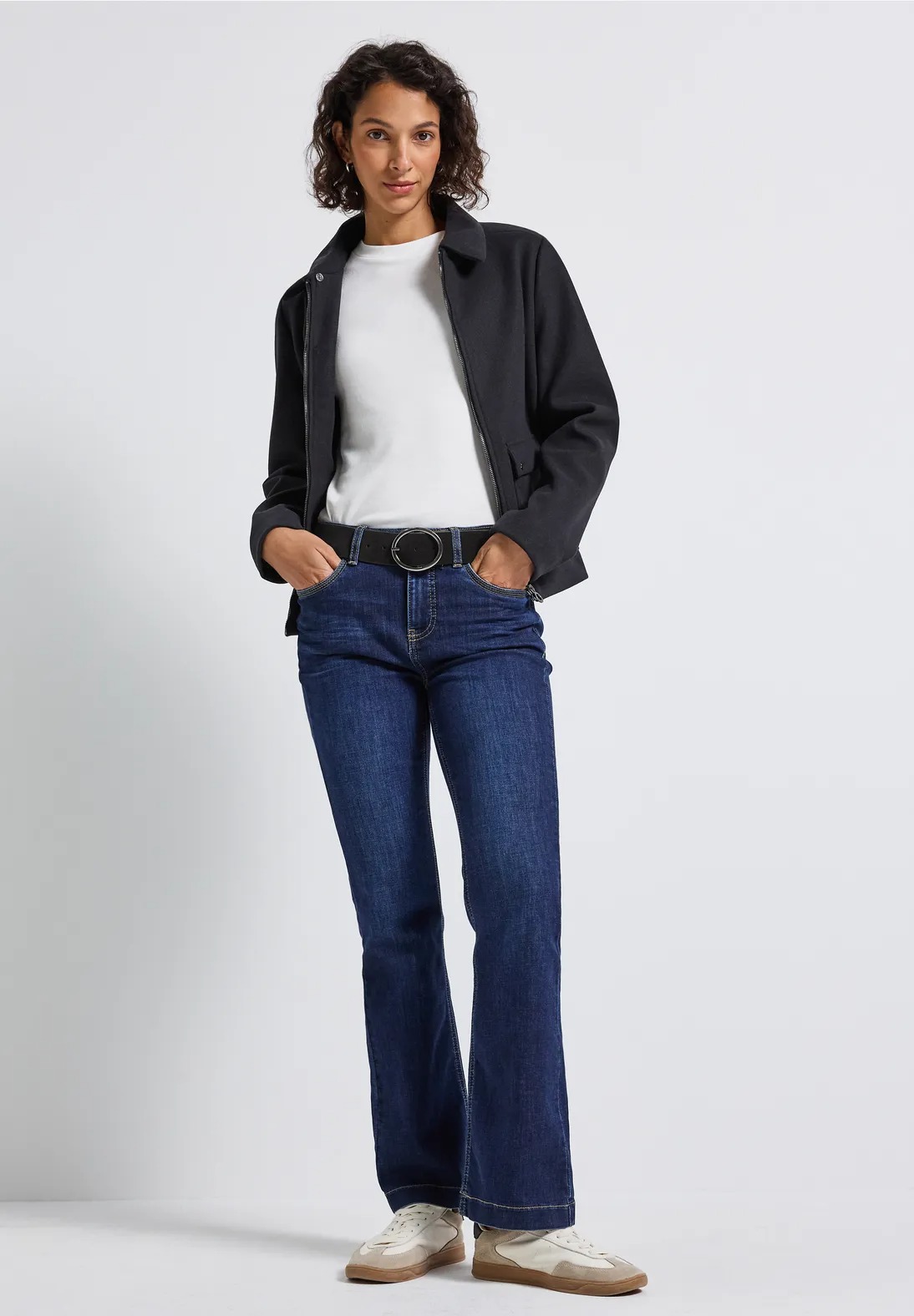 Bold Velour Belt - Black - Street One