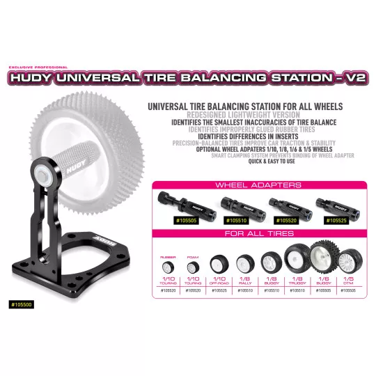 Hudy 105500 UNIVERSAL TIRE BALANCING STATION - V2 - 3