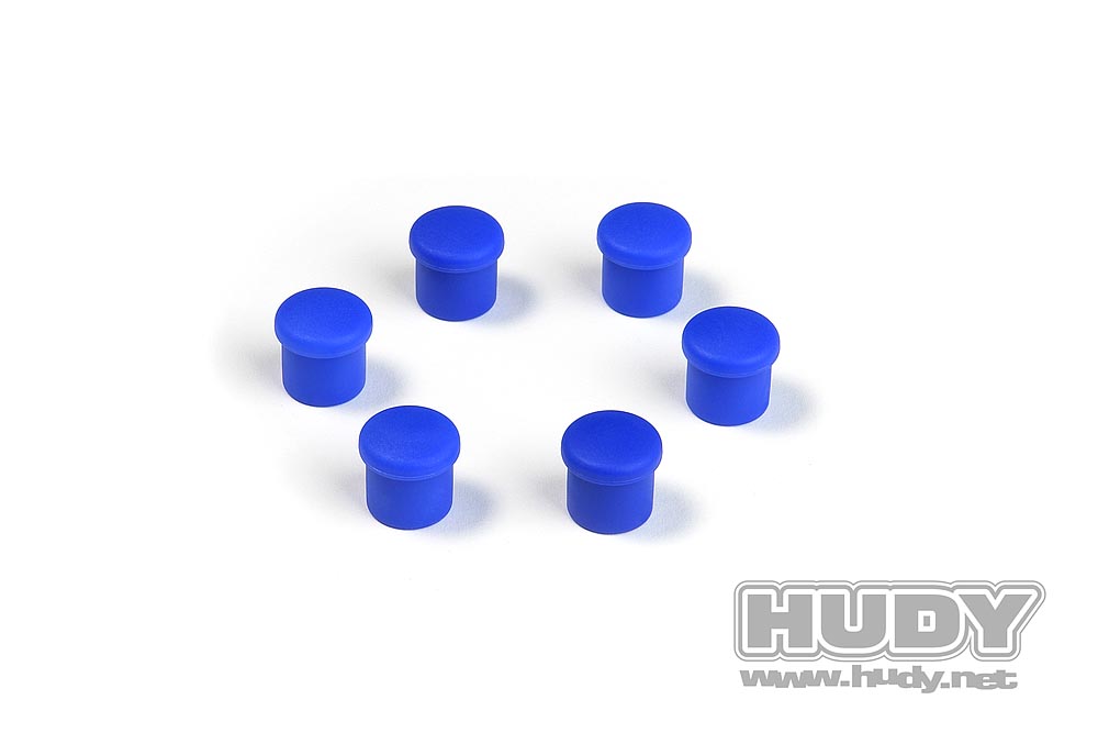 Hudy 195054-B Cap for 14mm Handle - Red (6)