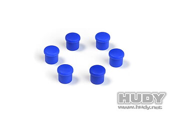 Hudy 195054-B Cap for 14mm Handle - Red (6)
