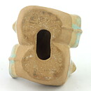 Marianne Starck (1960s) Brown/Blue Bird Couple Candleholder 8 cm