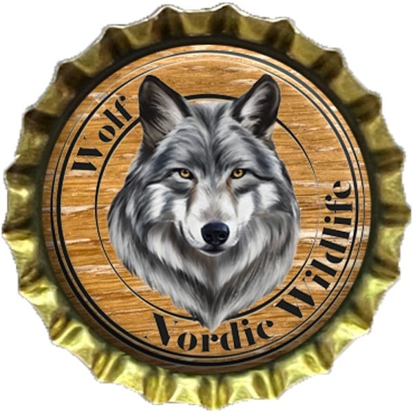 Magnet Deckel Varg Nordic Wildlife