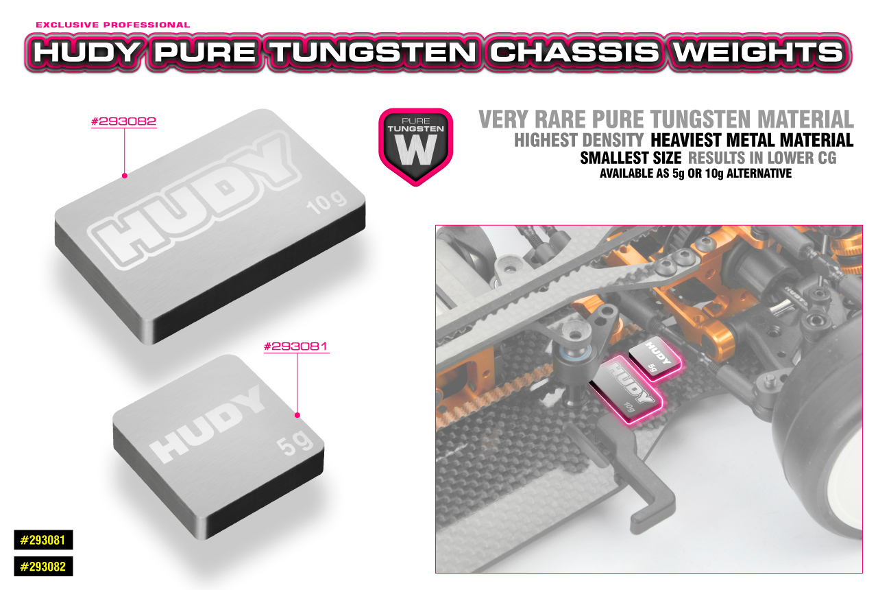 Hudy 293081 Pure Tungsten Weight 5g - 2