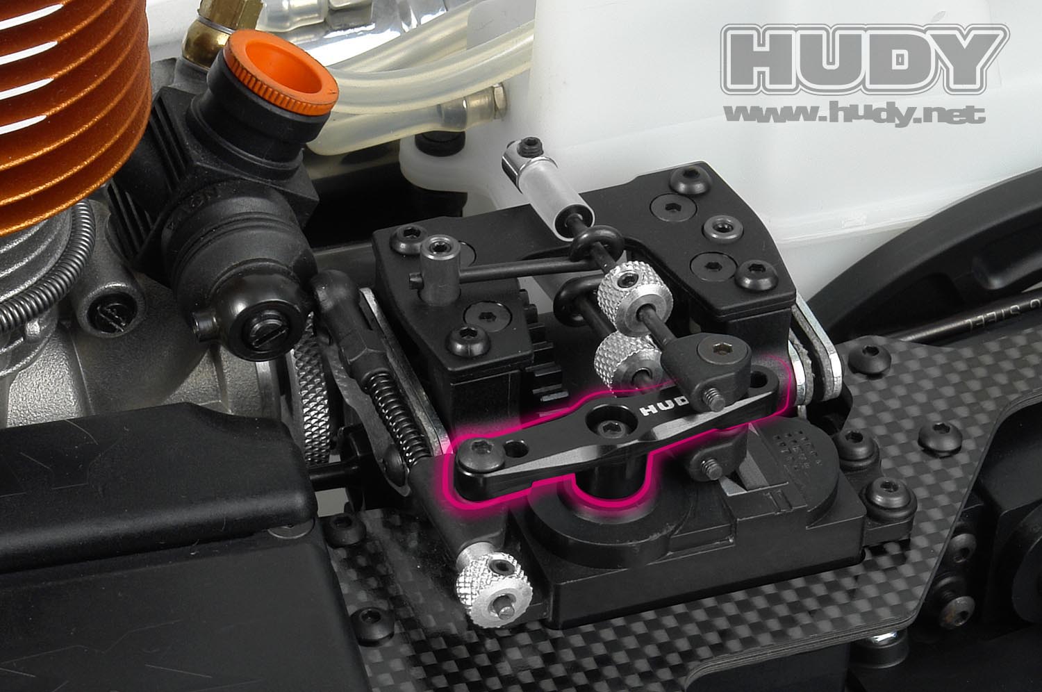 Hudy 293504 Alu Throttle Servo Horn - Ko Propo, Jr, Sanwa, Airtronics - 23T - 3