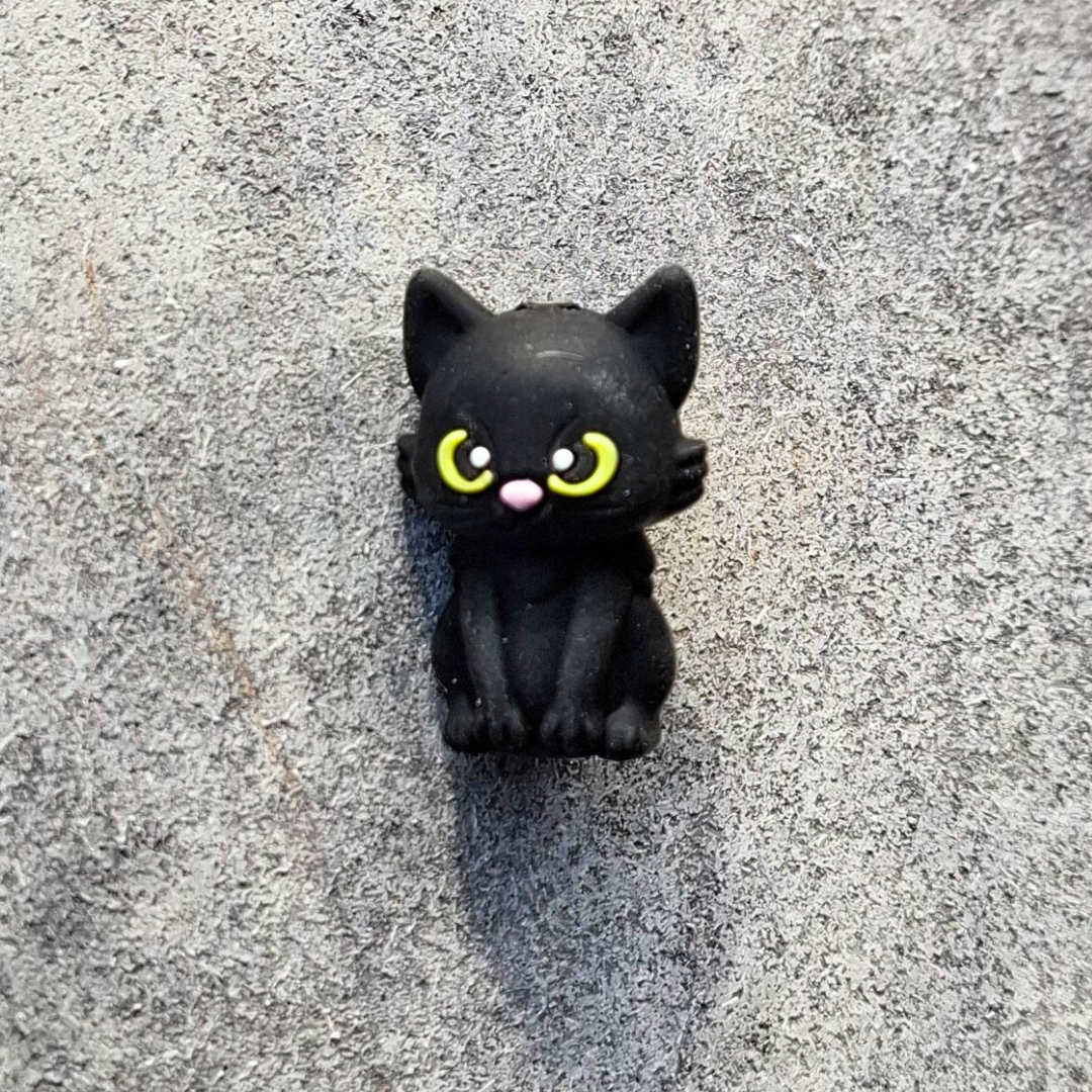 Silikonfigur -  Svart katt