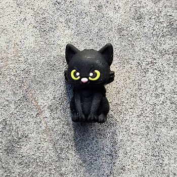 Silikonfigur -  Svart katt