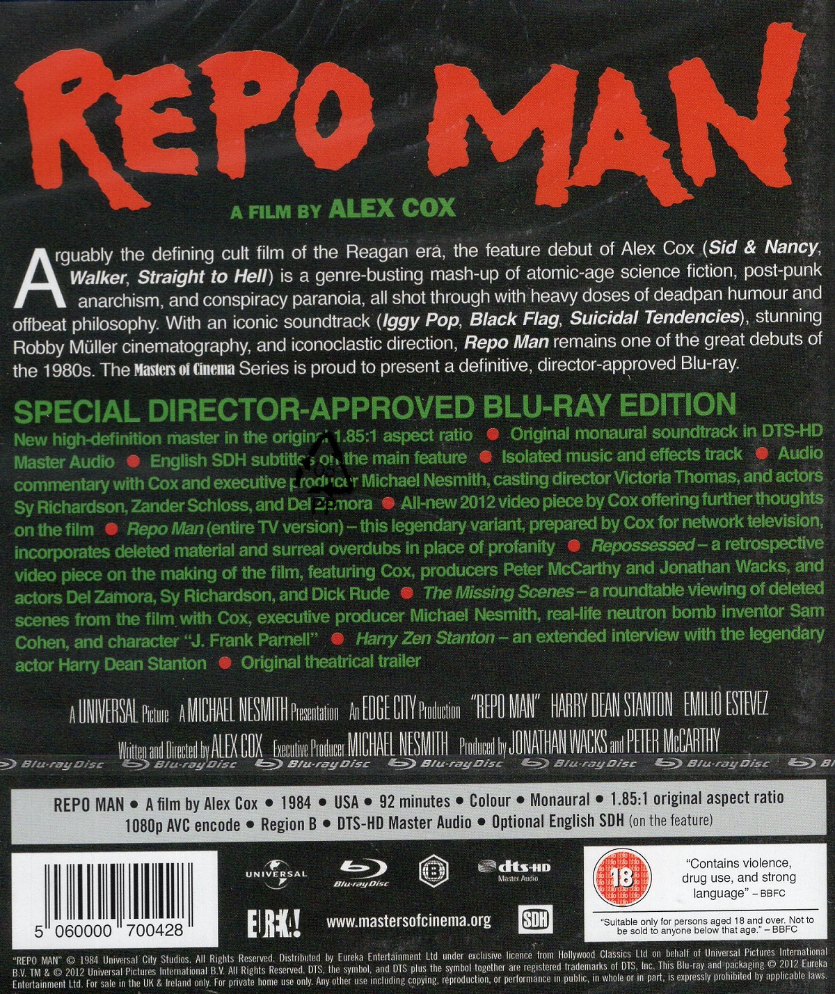 Repo Man (ej svensk text) (Blu-ray) - 2