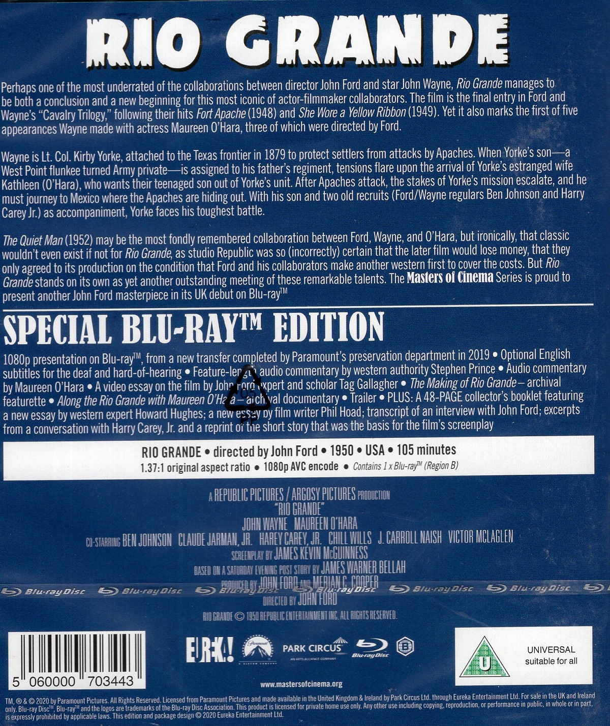 Rio Grande (ej svensk text) (Blu-ray) - 2