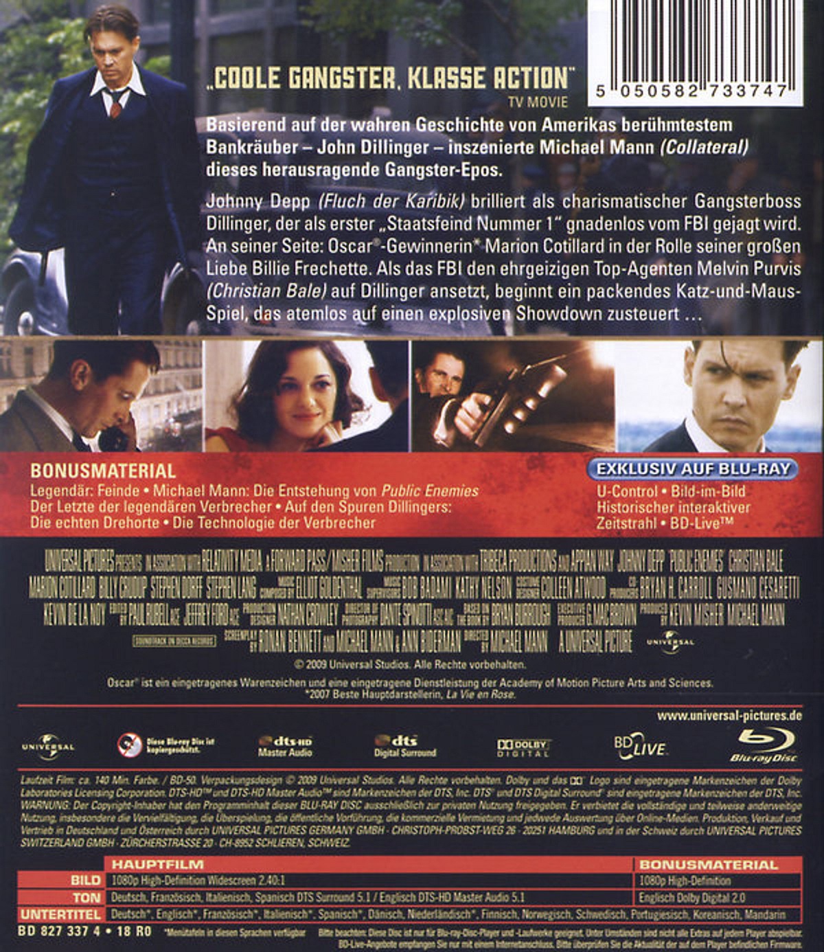 Public Enemies (Blu-ray) - 2