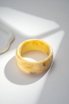 Bangle resin ecru