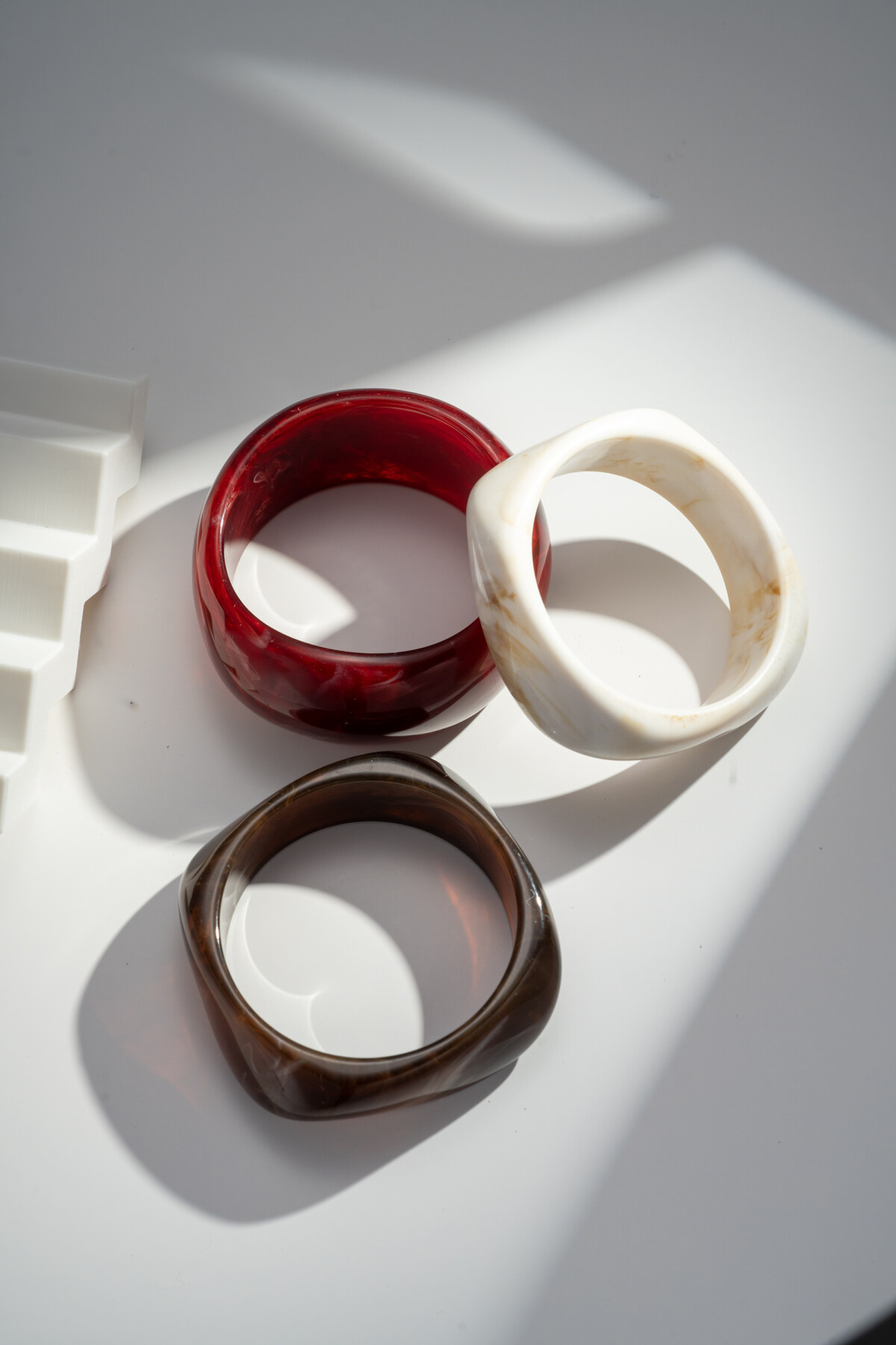 Bangle resin ecru - 2