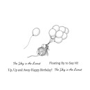 Spellbinders House Mouse Cling Rubber Stamps - Up, Up and Away