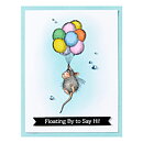 Spellbinders House Mouse Cling Rubber Stamps - Up, Up and Away