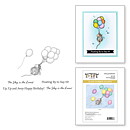 Spellbinders House Mouse Cling Rubber Stamps - Up, Up and Away