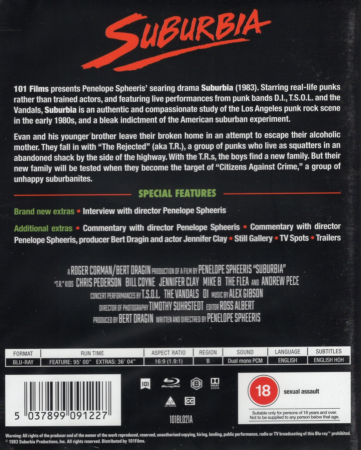 Suburbia (ej svensk text) (Blu-ray) - 2