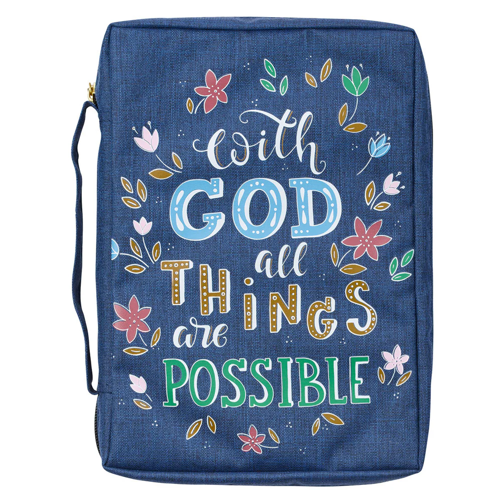 Bibelfodral - With God all things are possible