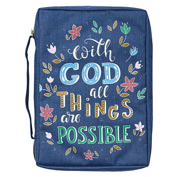 Bibelfodral - With God all things are possible