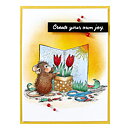 Spellbinders House Mouse Cling Rubber Stamps - Creative Day