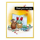 Spellbinders House Mouse Cling Rubber Stamps - Creative Day