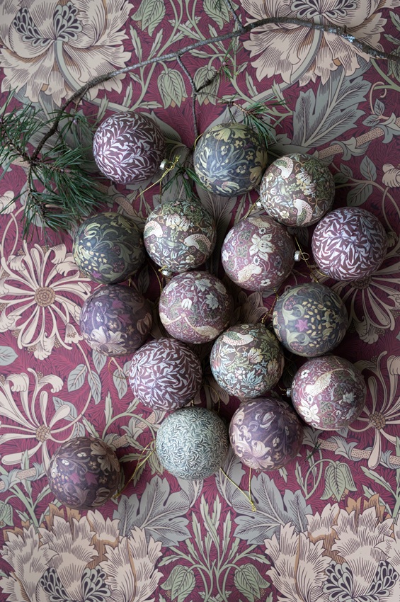Christmas tree decorations - Christmas tree baubles - Green - 8 cm - 6-pack