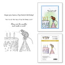 Spellbinders House Mouse Cling Rubber Stamps - Top Notch Birthday