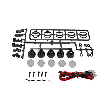 Hobby Details DTLR01001 LED Roof Light Bar Set 5 Spotlight for 1/10 RC Crawlers