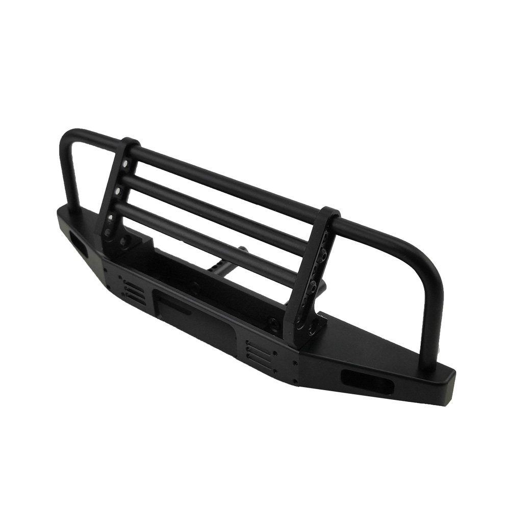 Hobby Details DTUP02060 Metal Front Bumper Set for (TRX-4) Black