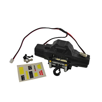 Hobby Details DTEW01002 Aluminum RC Crawler Mini Electric 1/8 Dual Motor Winch