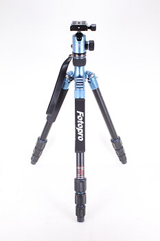 Fotopro C5i - Blå - Trebensstativ tripod i metall - HELT NYTT