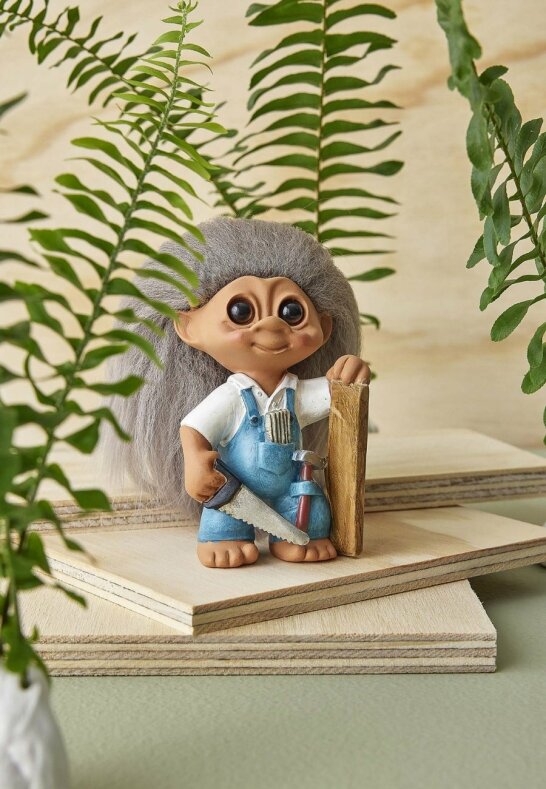 Lucky Troll Carpenter 9 cm - 3