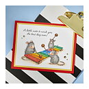Spellbinders House Mouse Cling Rubber Stamps - Music to My Ears