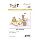 Spellbinders House Mouse Cling Rubber Stamps - Music to My Ears
