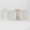 Stig Lindberg (Balett 1967) Four Plastic Bowls with Red Flower Decor 17 cm