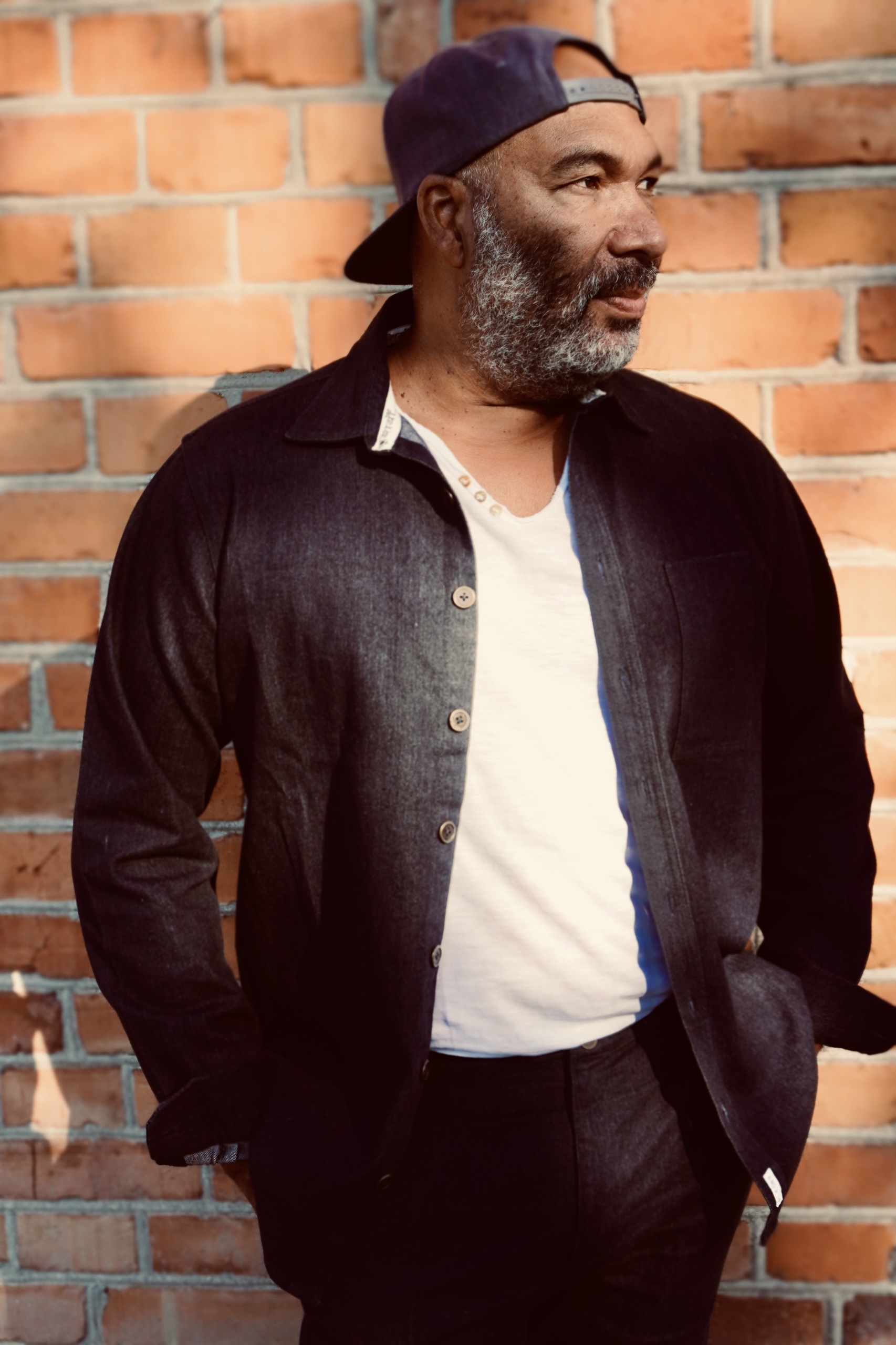 JOE COTTON DENIM SHIRT CHARCOAL  - 3