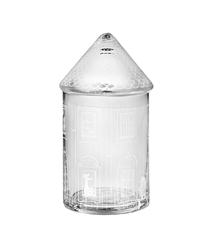Mumin glasburk MUMINHUSET 18,5 cm (fin som ljusdekoration)