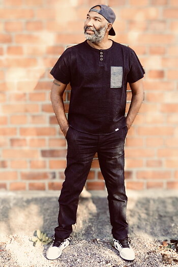 WATTS DENIM TROUSERS CHARCOAL
