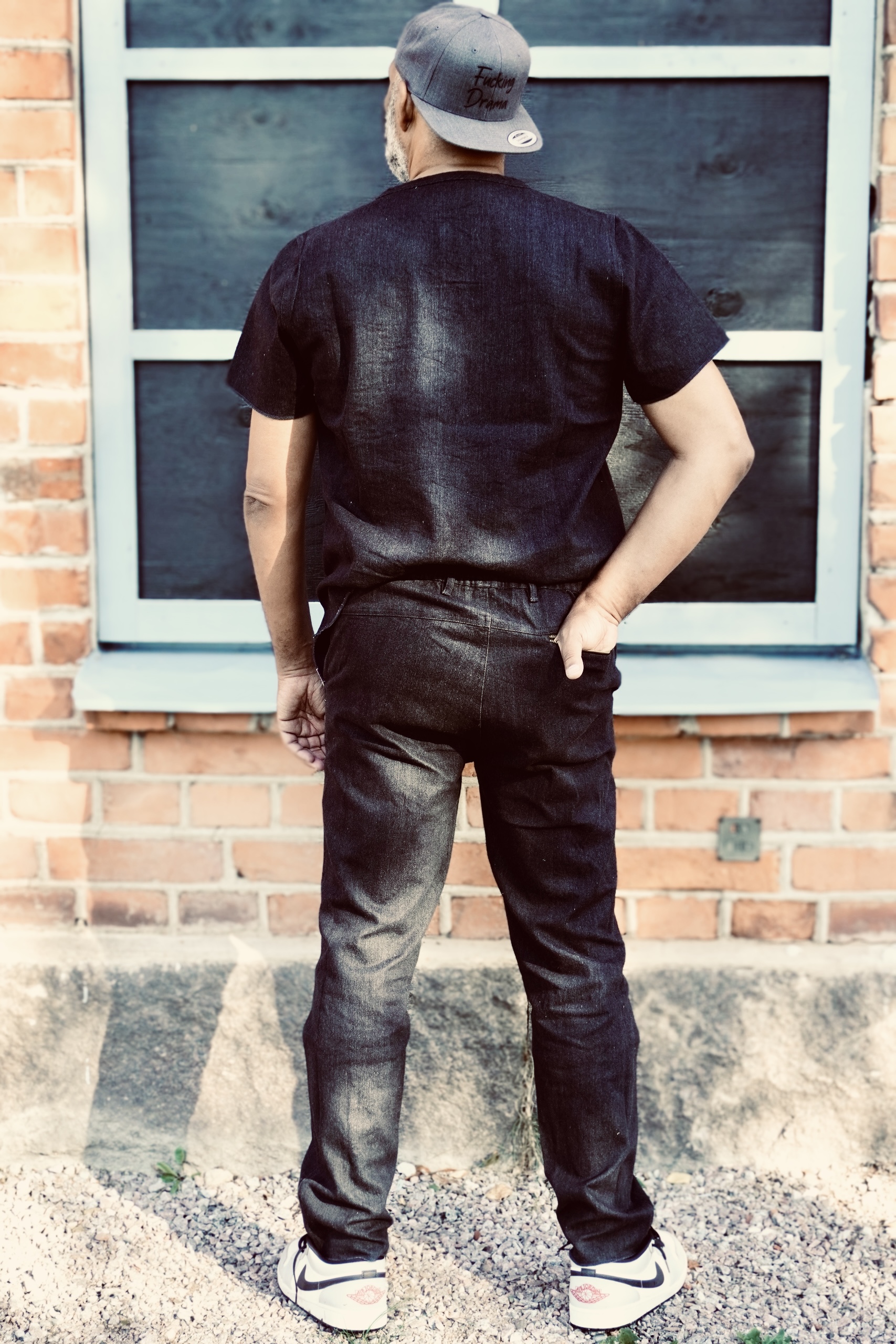 WATTS DENIM TROUSERS CHARCOAL  - 6