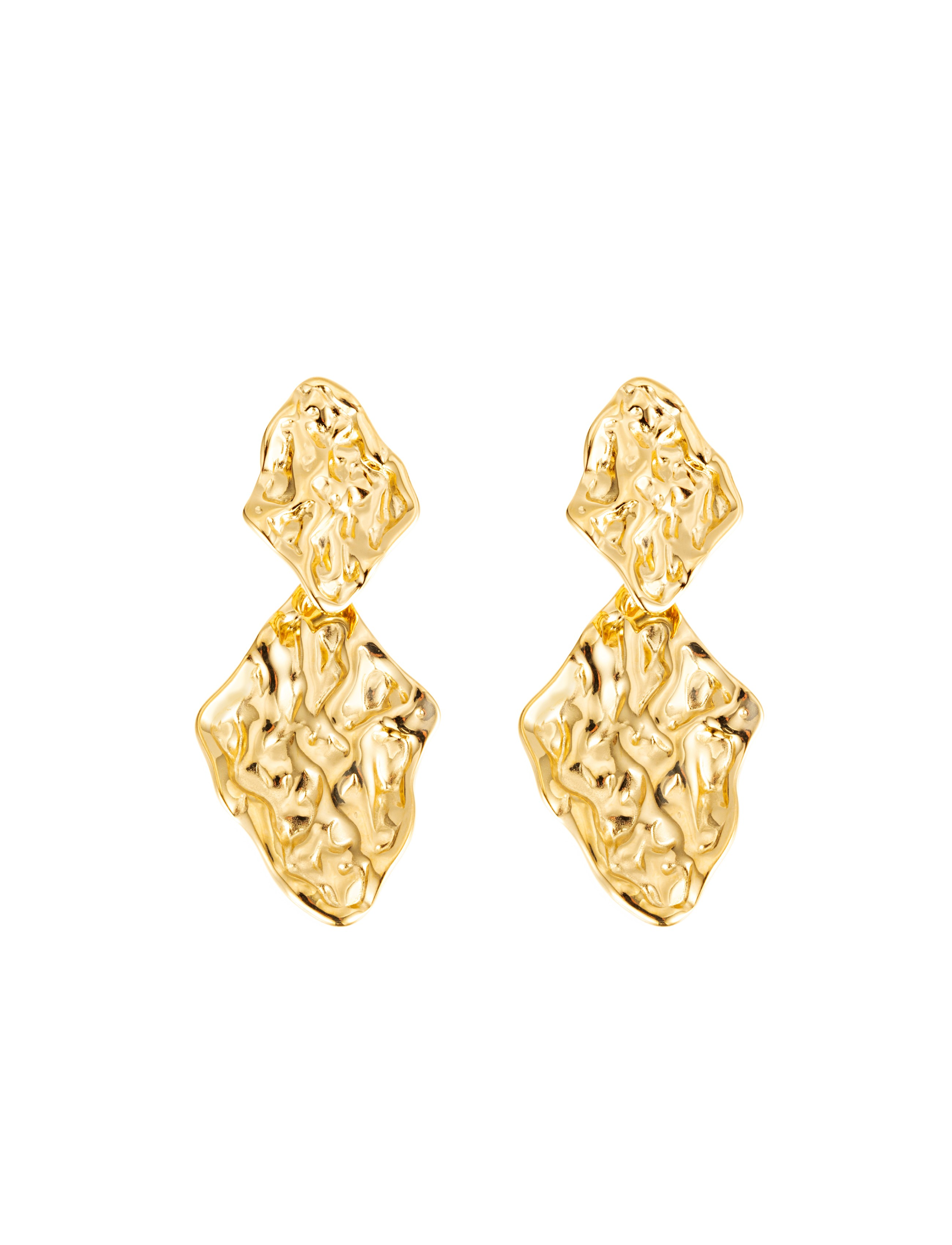 Como Large Earring Gold - By Jolima