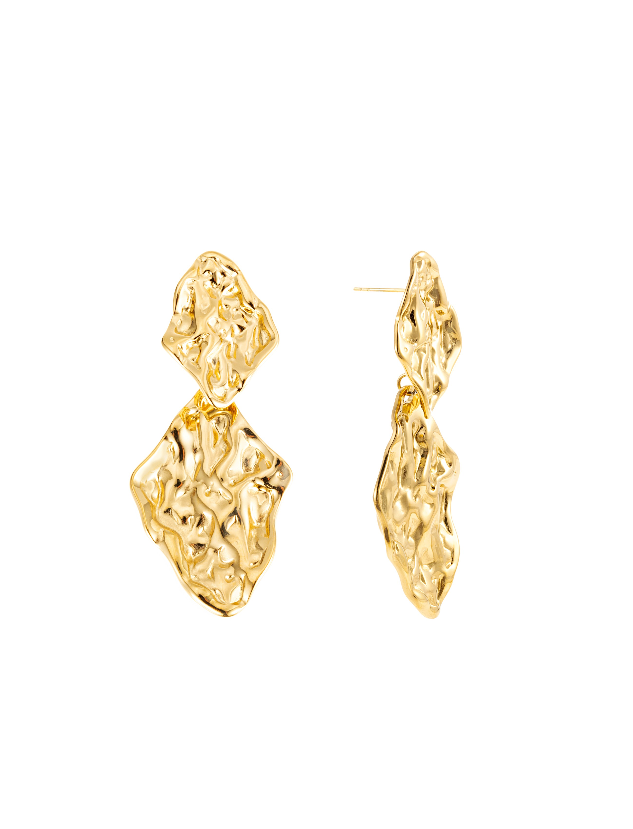 Como Large Earring Gold - By Jolima