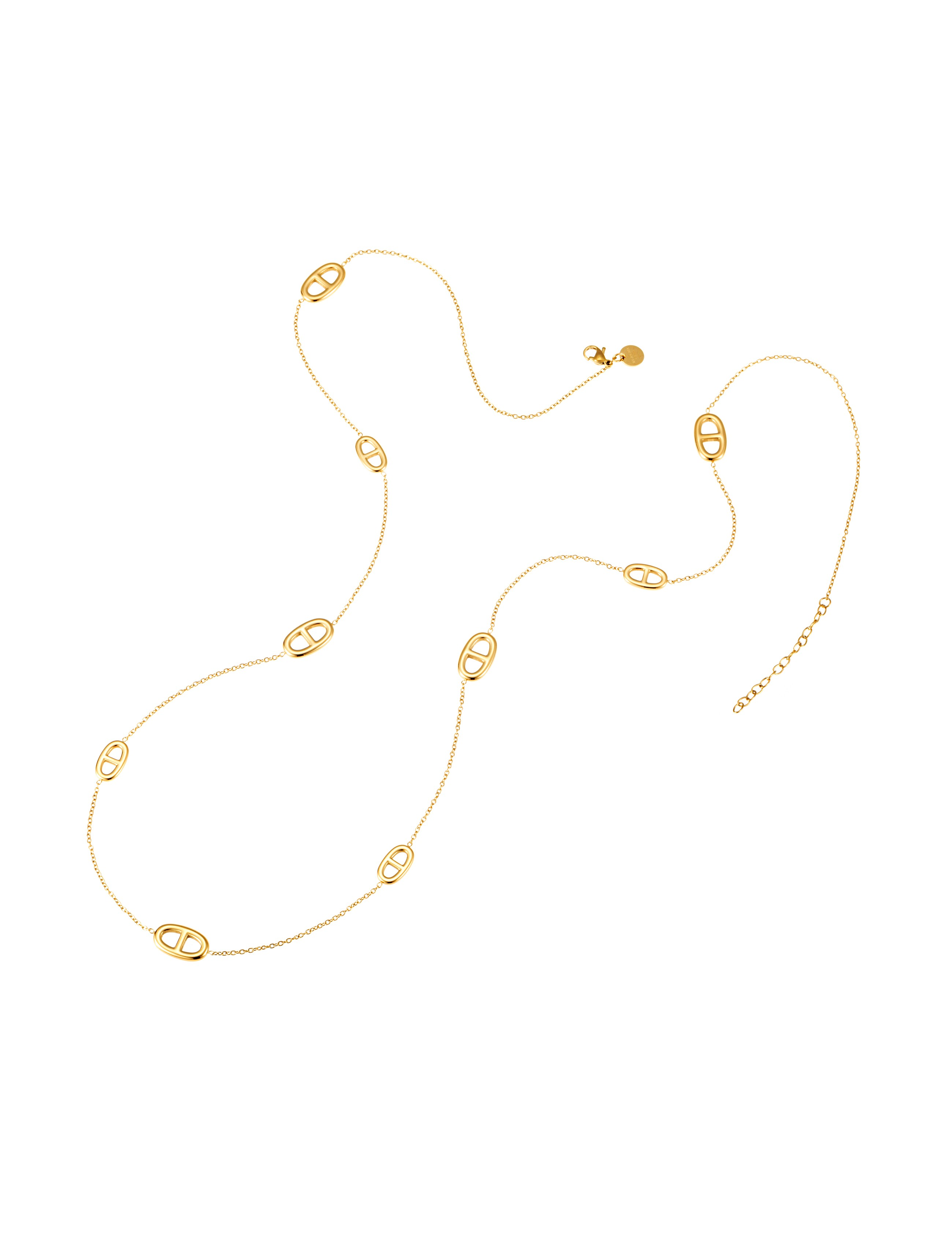 Celine Long Necklace - Gold - By Jolima - 3