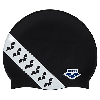 ICONS TEAM STRIPE CAP BLACK white ARENA logo from Arena