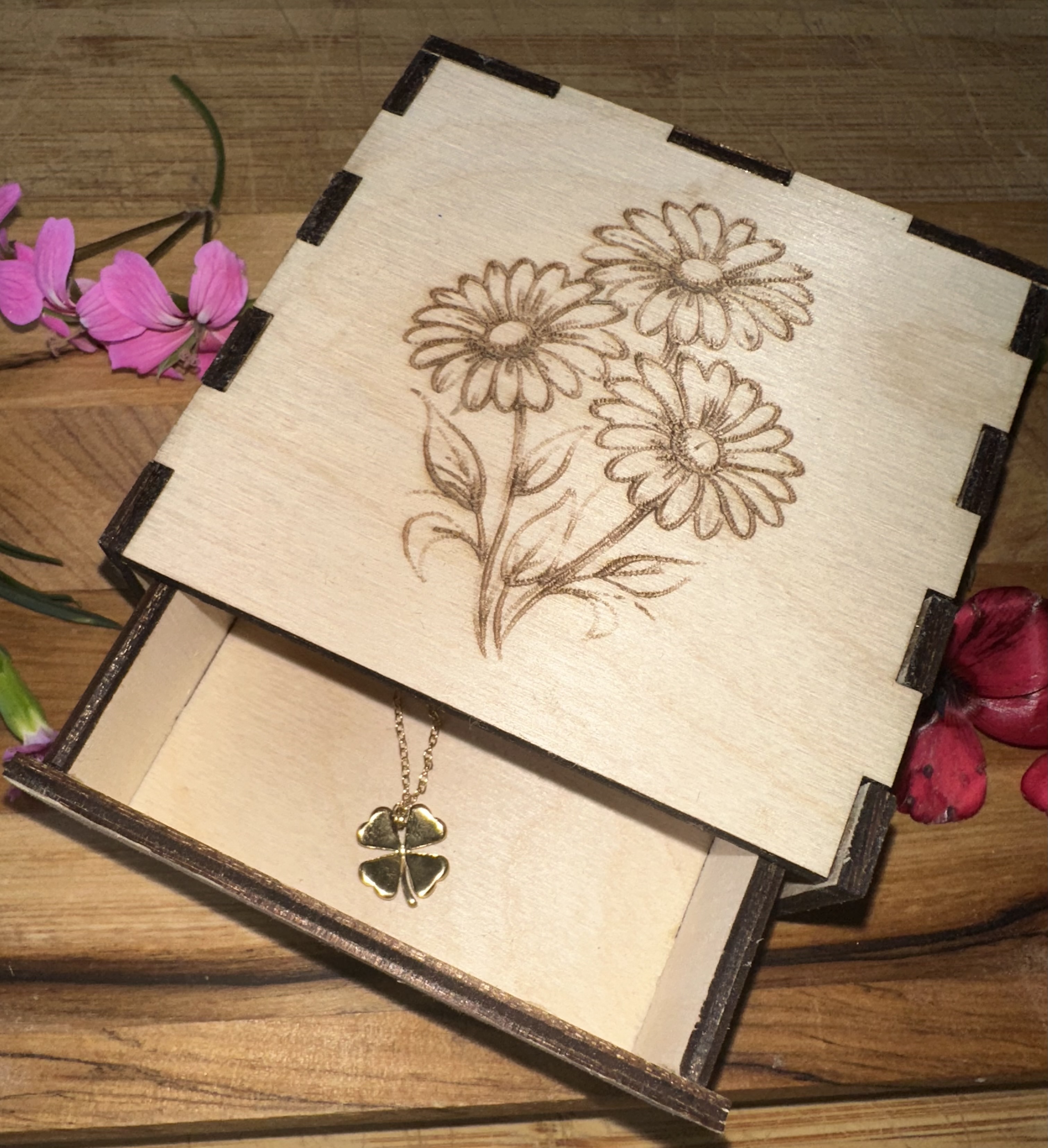 Smyckesbox ”blommor” - 4