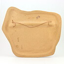 Brown Relief Wall Plaque with Bird Decor from Söholm 36 cm (1970s)