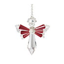 Solid Oak Crystal Angel Ornament Kit - January "garnet"