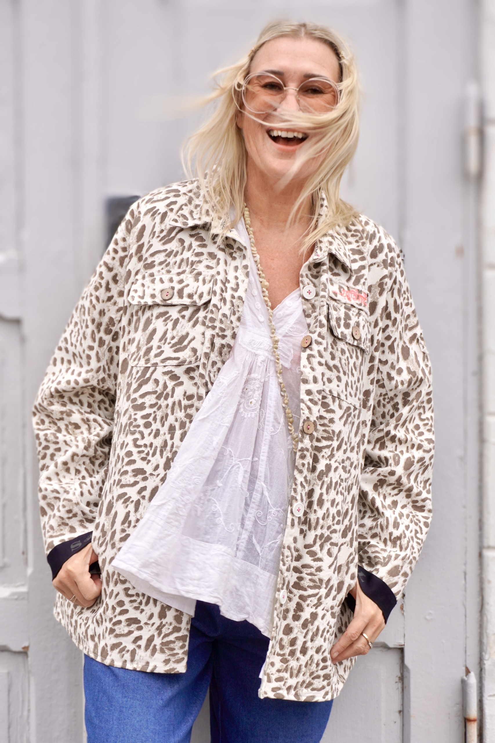SOUL SHORT CANVAS JACKET COCO LEO MALIBU 