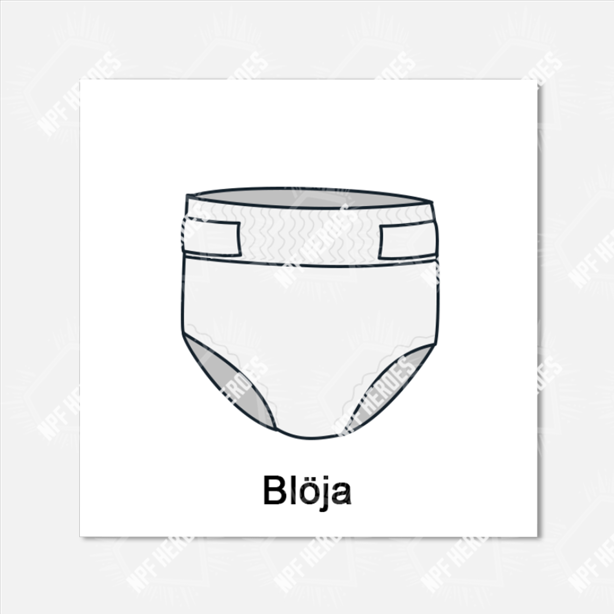 Bildstödsbilder Hygien, 3x3 cm - 42