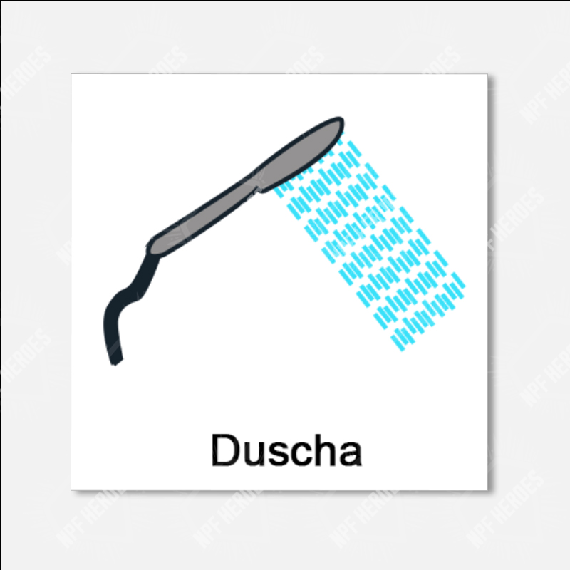 Bildstödsbilder Hygien, 3x3 cm - 14