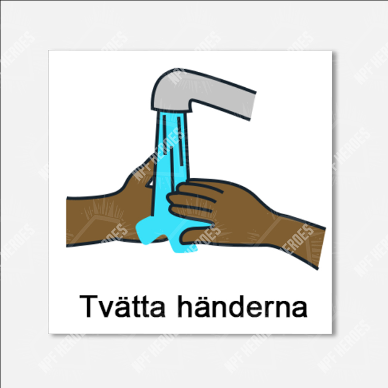 Bildstödsbilder Hygien, 3x3 cm - 7